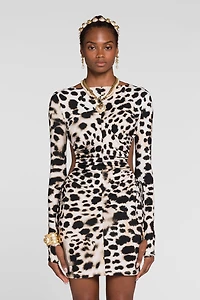 Murena Print Dress Mini