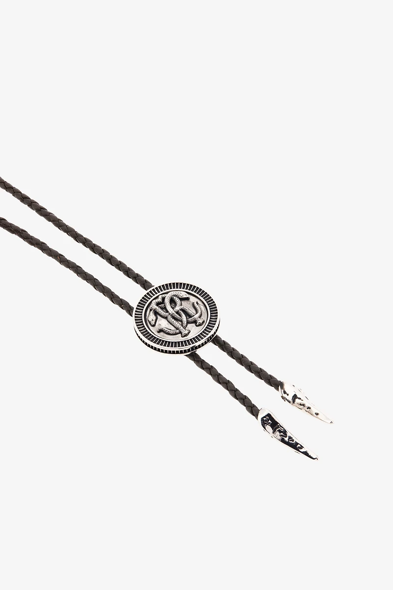 Necklace Bolo Tie With Monogram RC