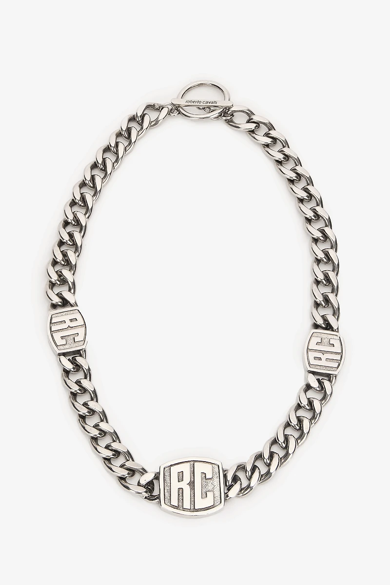 Chain Necklace With RC Monogram