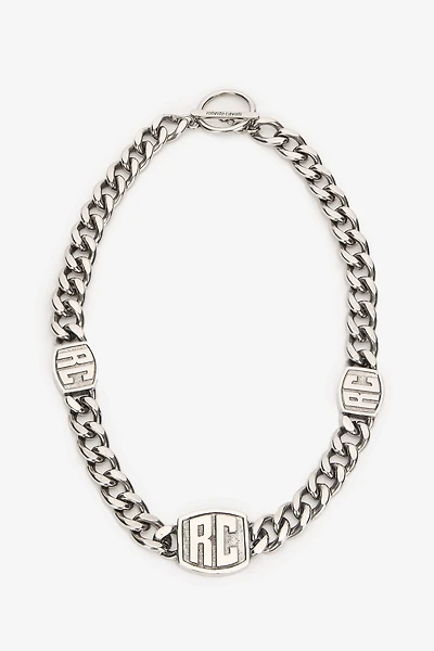 Chain Necklace With RC Monogram