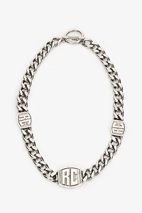 Chain Necklace With RC Monogram