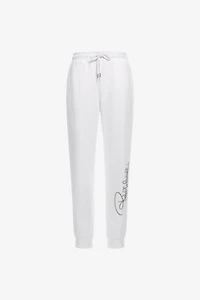 Sporty pants with signature