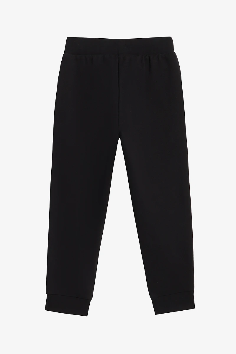 Joggers With Rose Print On One Leg