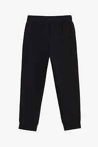 Joggers With Rose Print On One Leg