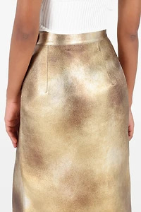 Texture Skirt with Slit