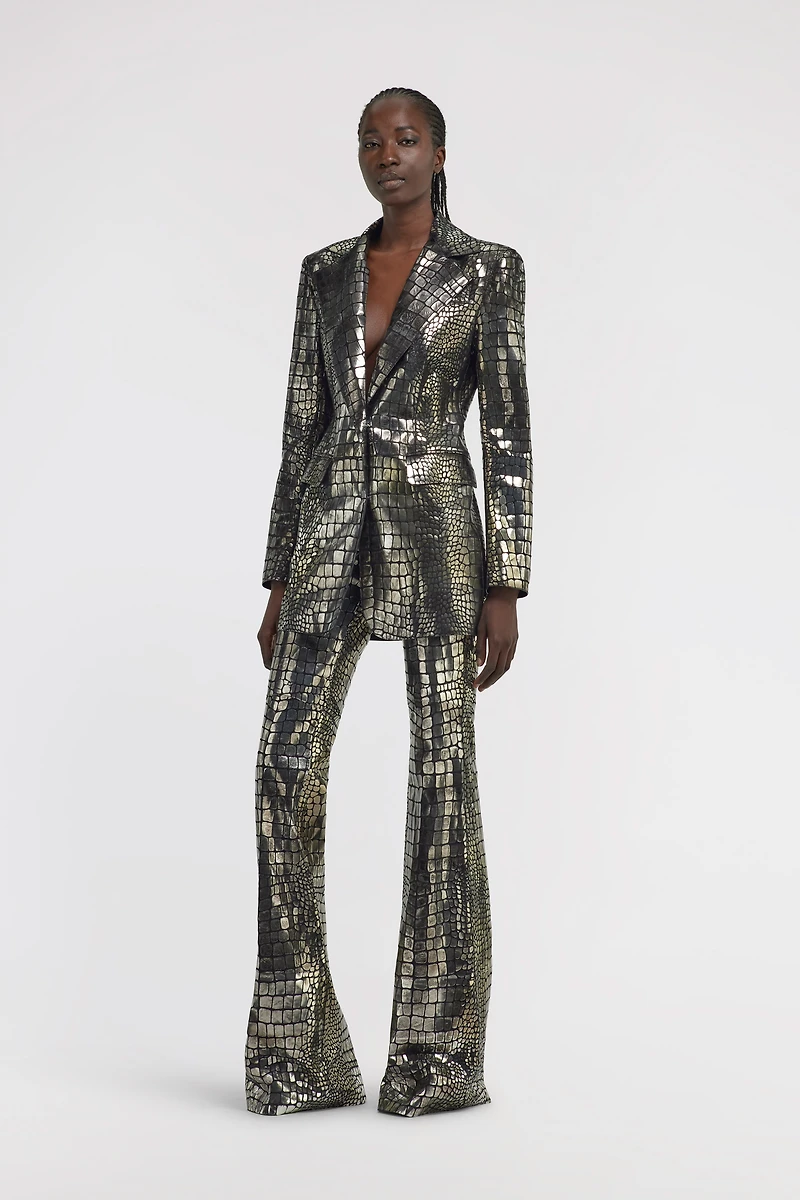 Crocodile Effect Blazer