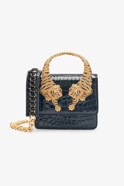 Crocodile-Print Roar Bag