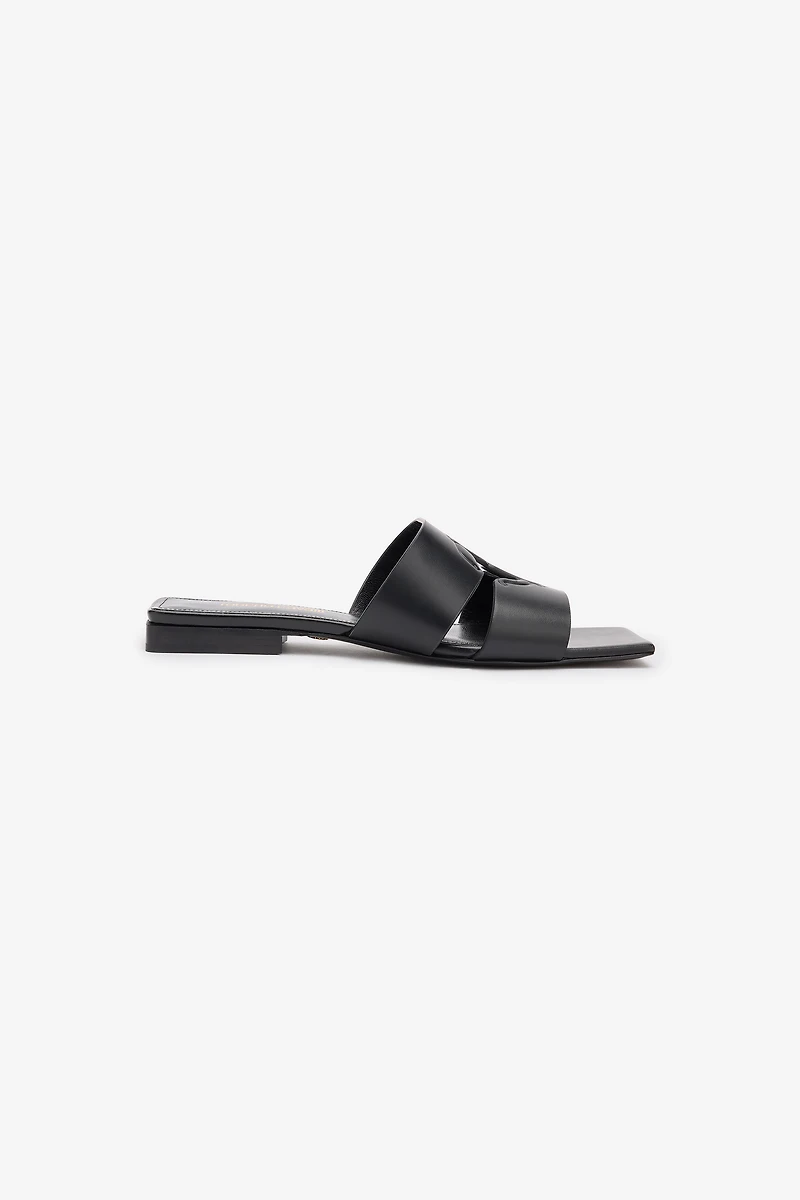 Slides With Square Toe
