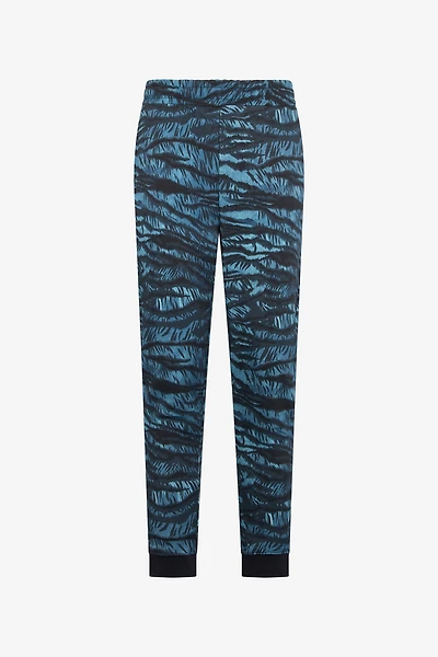 Joggers with Tiger Skin Print