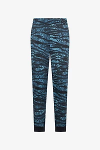 Joggers with Tiger Skin Print
