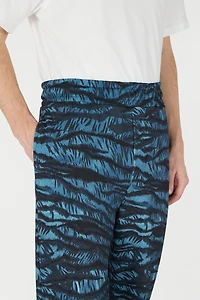 Joggers with Tiger Skin Print
