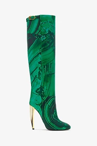 Malachite Print Boots