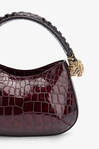 Roar Bag With Crocodile Print