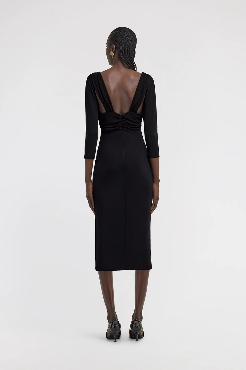 Dress with Gold Detail