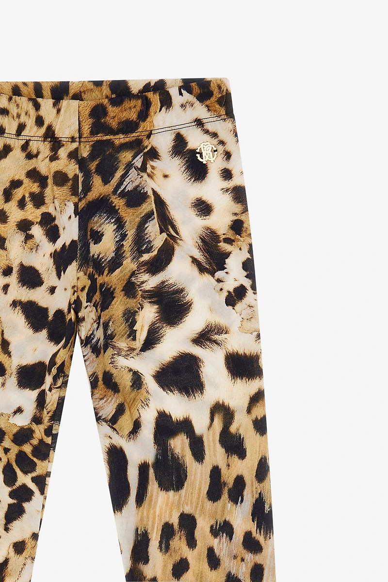 Leopard-print trousers