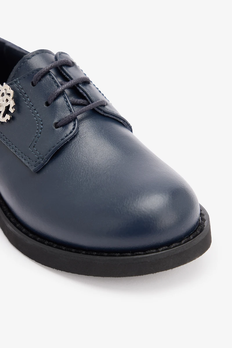 Lace-Up Loafers With RC Monogram
