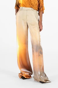 Sunset Print Palazzo Trousers