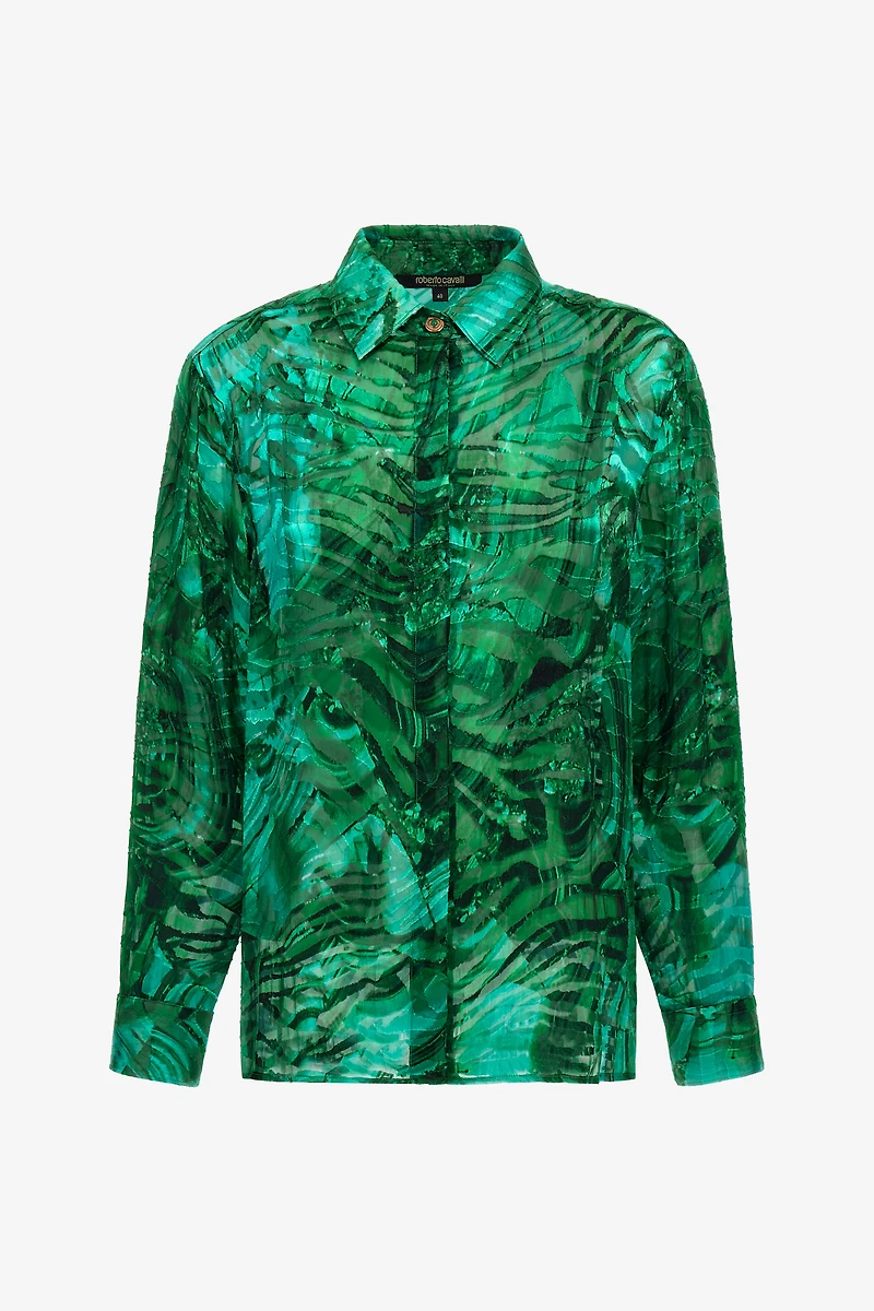 Malachite print Blouse