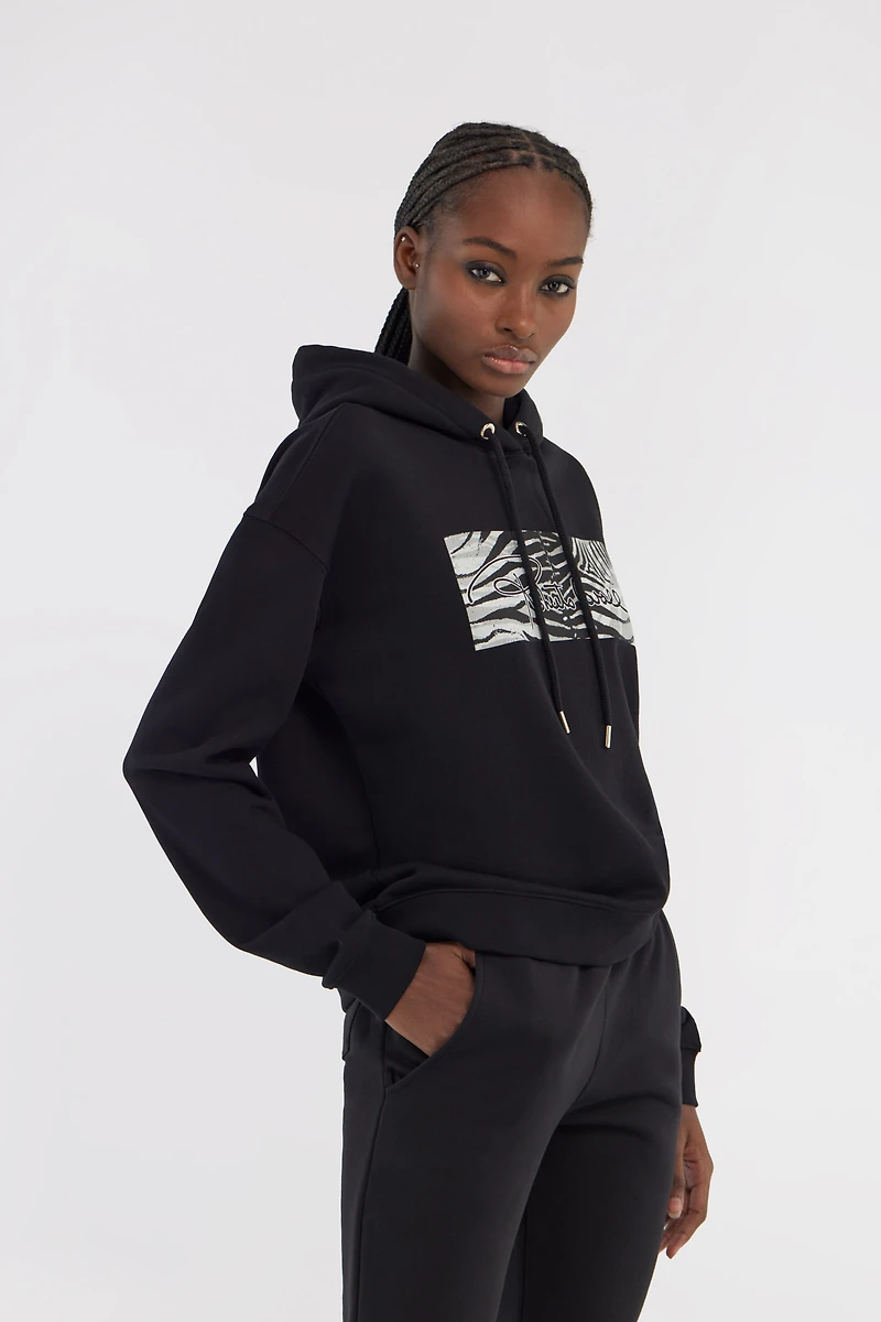 Sweatshirt with flag