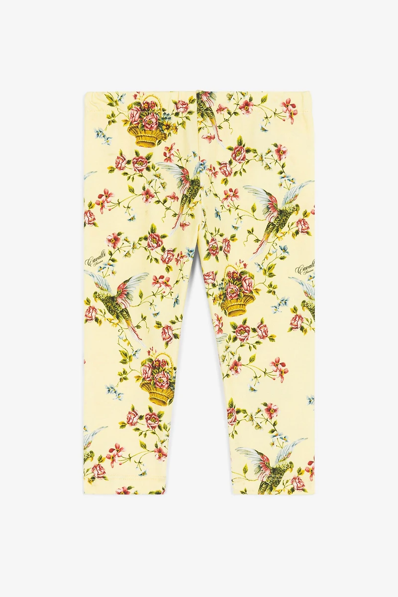 Floral-Print Leggings