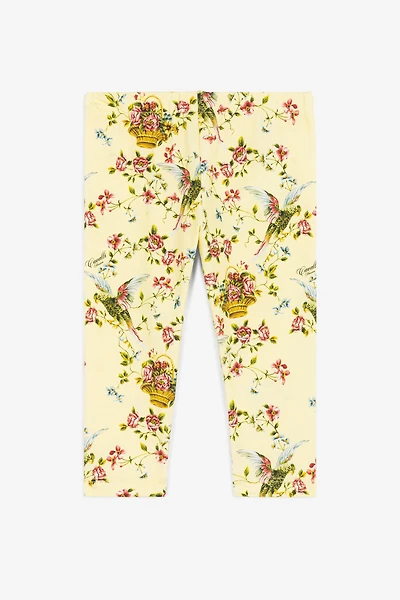 Floral-Print Leggings