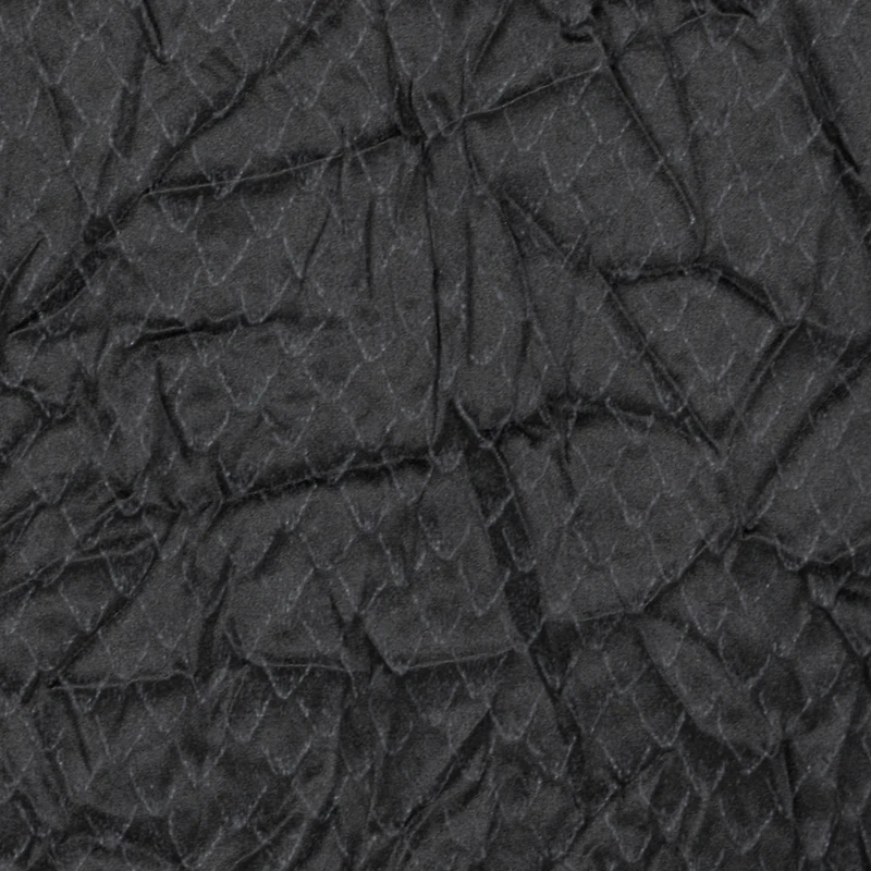Long Snakeskin-Effect Dress