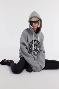 Just Cavalli Tiger Logo Front-Pocket Sweatshirt