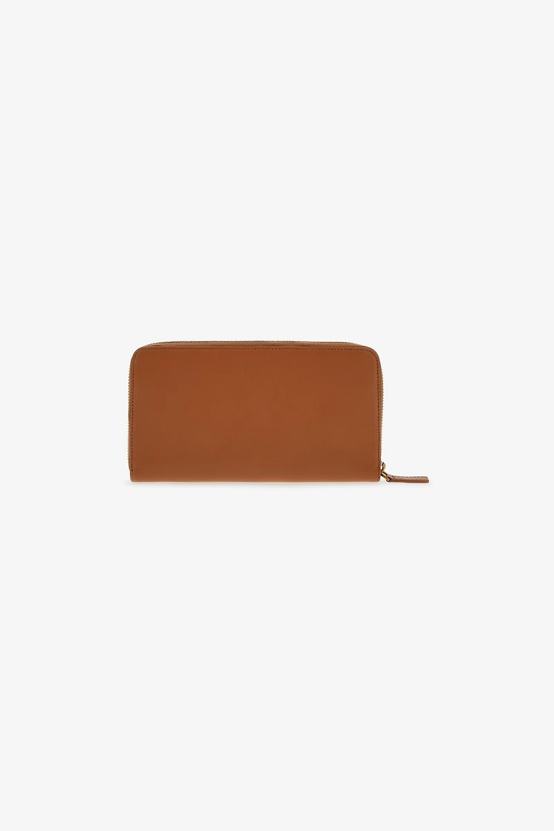 Wallet with Monogram RC and zip