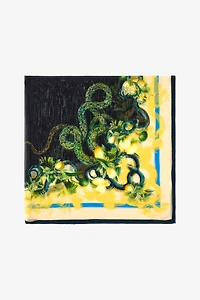 Lemon print scarf