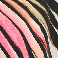 Jeans With Ray Of Pink Print