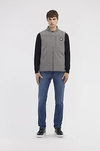 Padded vest with logo