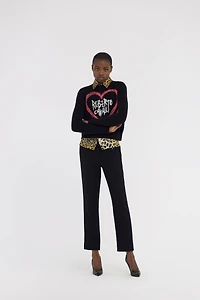 Sweater With Heart Logo