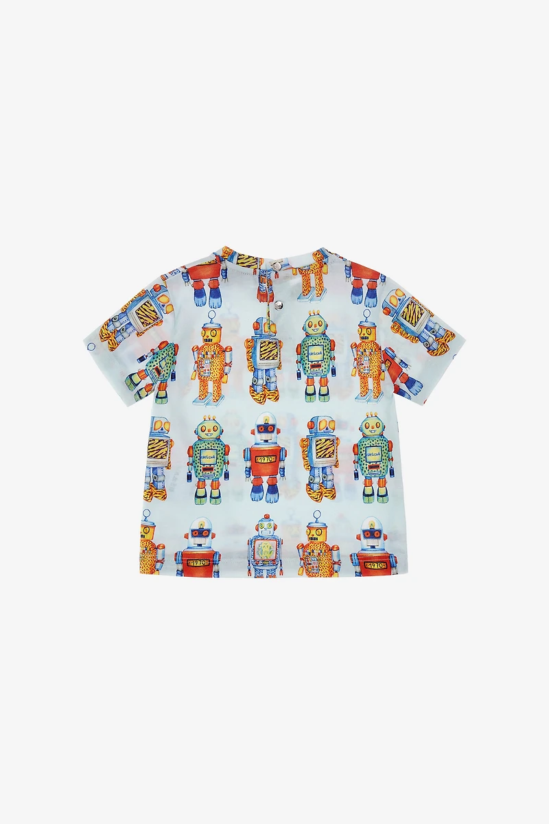 Robot Print T-Shirt