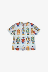 Robot Print T-Shirt