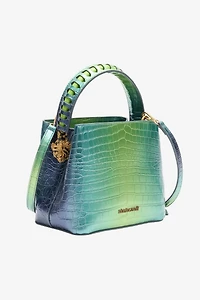 Roar Bag With Crocodile Print