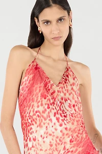 Mini Dress With Jaguar Skin Print