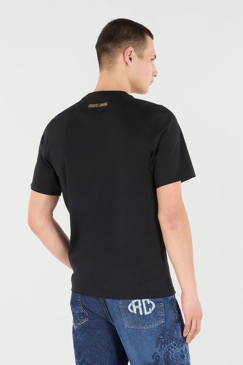Cotton T-Shirt With Tiger