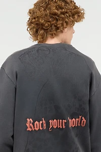 Sweatshirt With Jaguar And Lettering