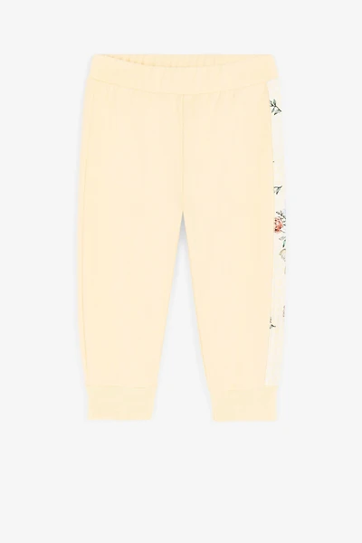 Jaguar And Flower-Print Cotton Sweatpants