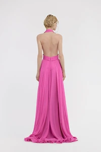 Long dress with cut out