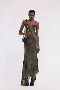 Long devore dress