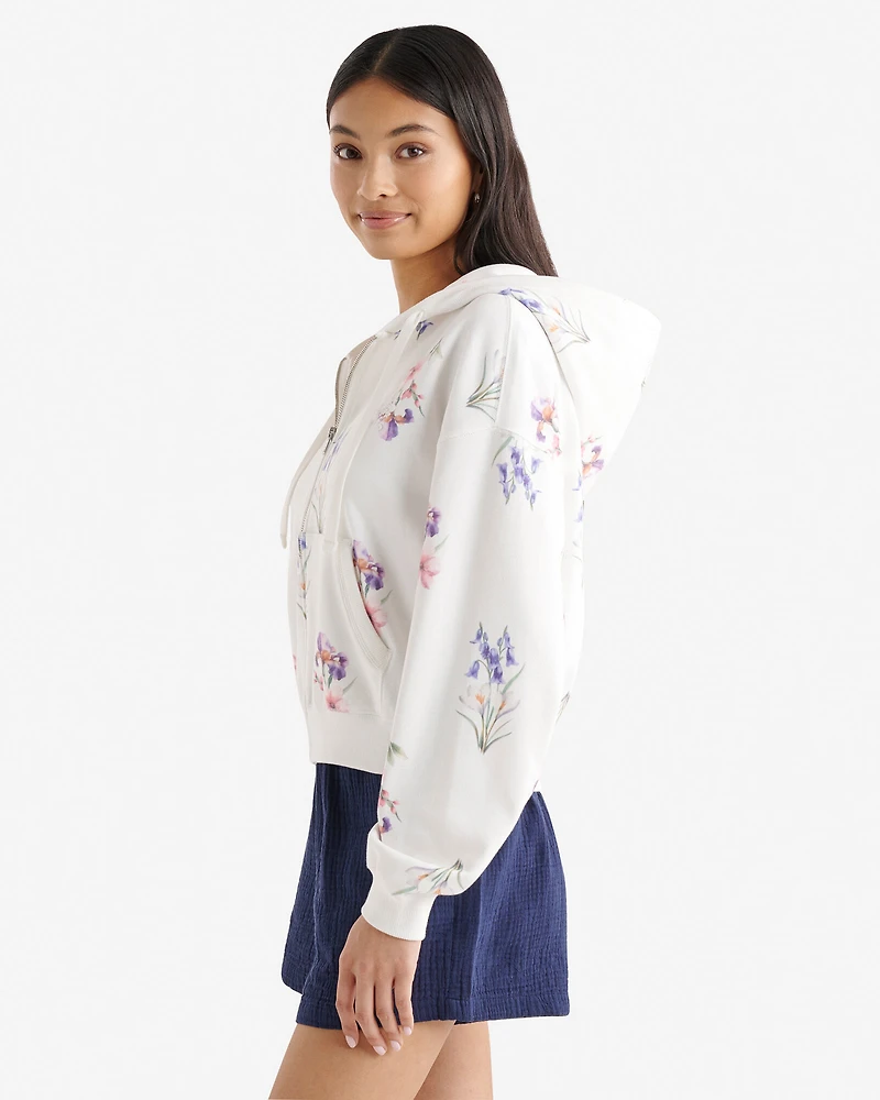 Cooper Floral Full Zip Hoodie