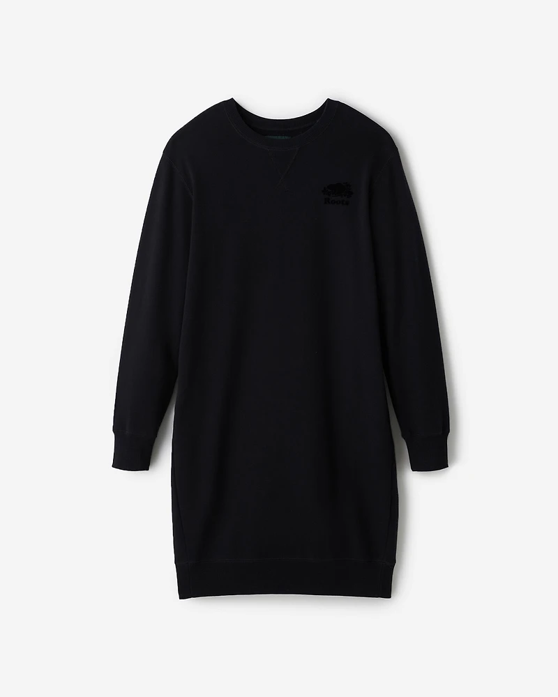 Organic Cooper Long Sleeve Sweat Dress