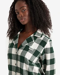 Womens Plaid Pajama Set