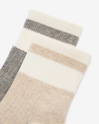Womens Cotton Cabin Ankle Sock 2 Pack