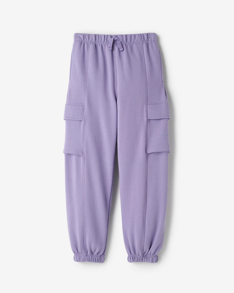 Pantalon en molleton douillet à poches cargo Cooper pour enfants