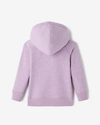 Chandail original scintillant à capuchon et glissière pour tout-petits