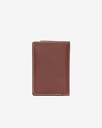 Étui pour passeport en cuir Oxford