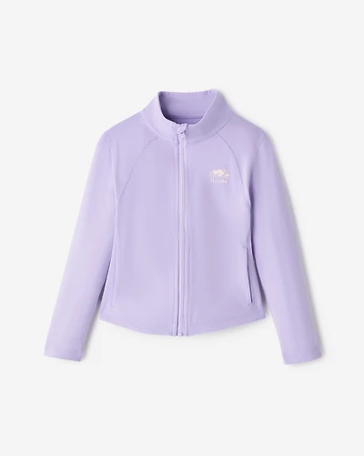 Toddler Girls Active Fitted Track Jacket