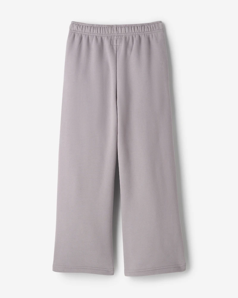 Pantalon ample à jambe droite en molleton Nuage pour enfants